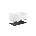 Press-To-Open Vanity Cabinet 60cm | Insert Basin