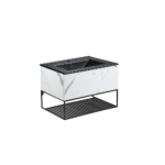 Opale Vanity Basin Cabinet 70cm (Insert Basin) - Image 2