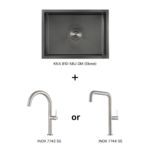 KIN NANO Sink + INOX Series Faucet Bundle SG1-A / SG1-B