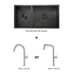 KIN NANO Sink + INOX Series Faucet Bundle SG13-A / SG13-B