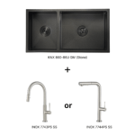 KIN NANO Sink + INOX Series Faucet Bundle SG14-A / SG14-B