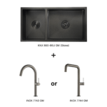 KIN NANO Sink + INOX Series Faucet Bundle SG15-A / SG15-B