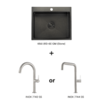KIN NANO Sink + INOX Series Faucet Bundle SG17-A / SG17-B