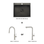 KIN NANO Sink + INOX Series Faucet Bundle SG18-A / SG18-B