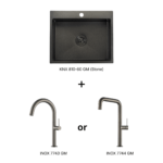KIN NANO Sink + INOX Series Faucet Bundle SG19-A / SG19-B