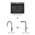 KIN NANO Sink + INOX Series Faucet Bundle SG20-A / SG20-B