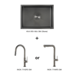 KIN NANO Sink + INOX Series Faucet Bundle SG4-A/SG4-B