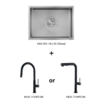 KIN NANO Sink + INOX Series Faucet Bundle SS12-A / SS12-B