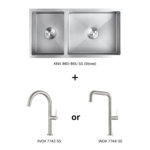 KIN NANO Sink + INOX Series Faucet Bundle SS13-A / SS13-B