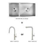 KIN NANO Sink + INOX Series Faucet Bundle SS14-A / SS14-B