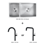 KIN NANO Sink + INOX Series Faucet Bundle SS15-A / SS15-B
