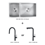 KIN NANO Sink + INOX Series Faucet Bundle SS16-A / SS16-B
