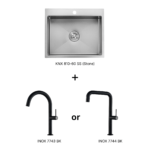 KIN NANO Sink + INOX Series Faucet Bundle SS19-A / SS19-B