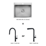 KIN NANO Sink + INOX Series Faucet Bundle SS20-A / SS20-B